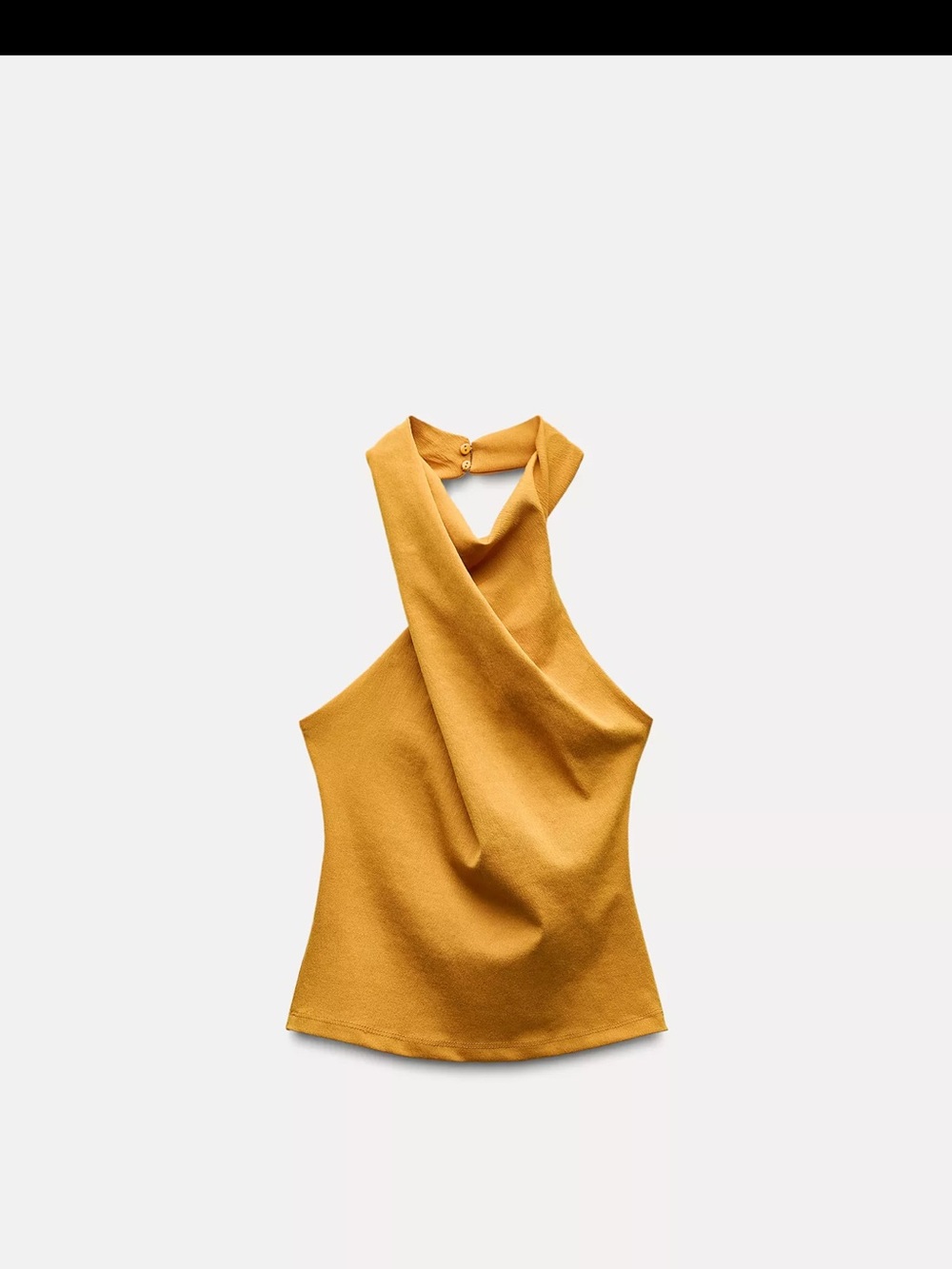 Zara stretchy draped top